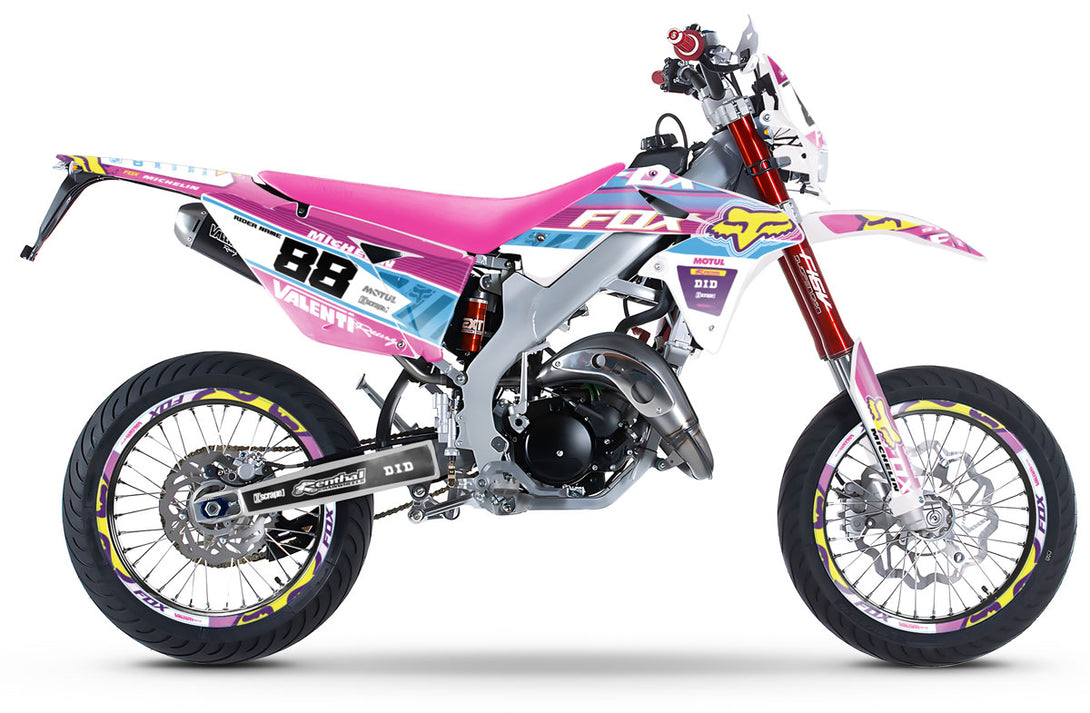 Kit déco 50cc Valenti Racing SM Pink Fox