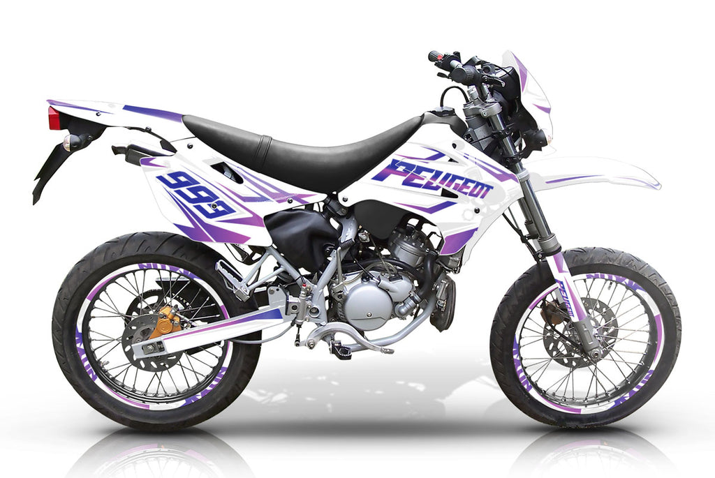 Kit déco 50cc Peugeot XP6 2004-2010 Cold | autocollants moto | personnalisation 50cc | armysctv