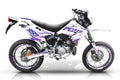 Kit déco 50cc Peugeot XP6 2004-2010 Cold | autocollants moto | personnalisation 50cc | armysctv