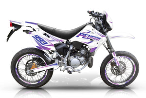 Kit déco 50cc Peugeot XP6 2004-2010 Cold | autocollants moto | personnalisation 50cc | armysctv
