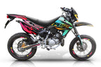 Kit déco 50cc Peugeot XP6 2004-2010 Eclipse | autocollants moto | personnalisation 50cc | armysctv