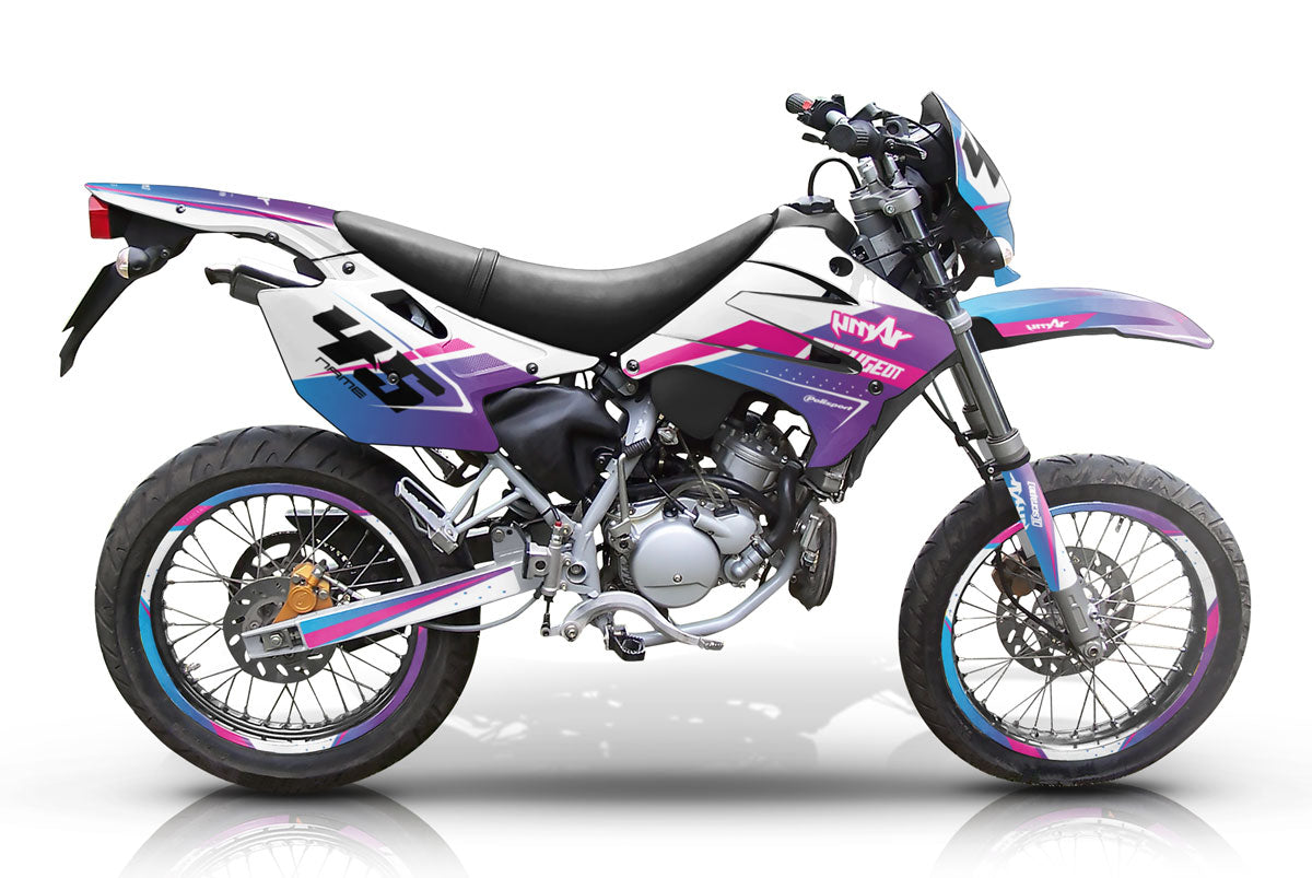 Dekor kit 50cc Peugeot XP6 2004-2010 Rakete | Motorradaufkleber | 50cc Personalisierung | armysctv