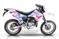 Kit déco 50cc Peugeot XP6 2004-2010 X-Fast | autocollants moto | personnalisation 50cc | armysctv