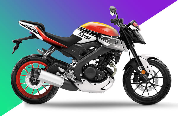 Kit déco 100% perso Yamaha MT 125cc 2017-2019